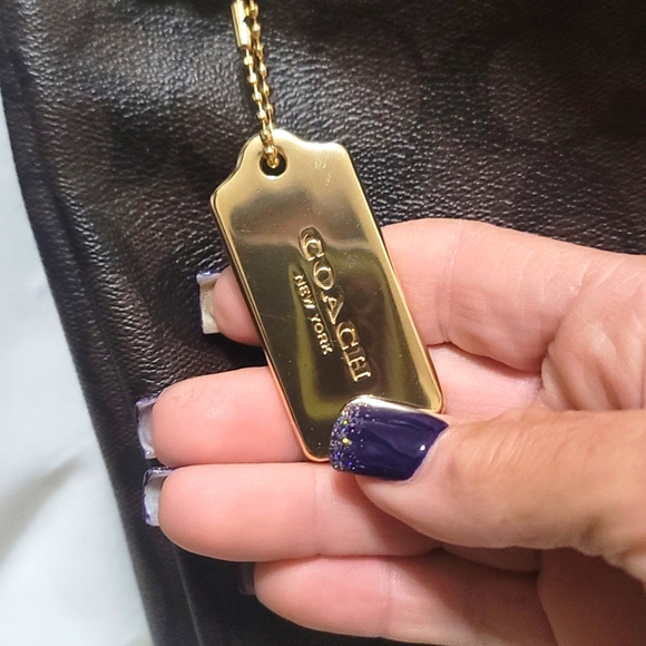 NWOT 🤎 LEATHER COACH SHOULDER BAG  🤎 - Picture 7 of 8